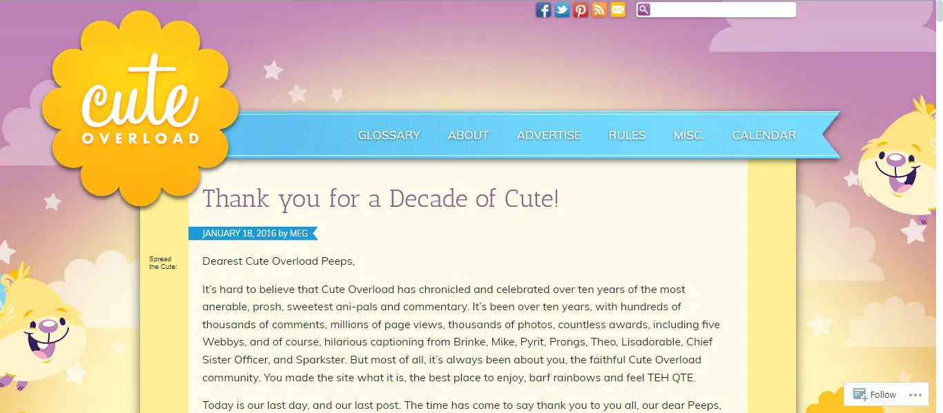 , 16 cute websites to visit when bored, Found iT