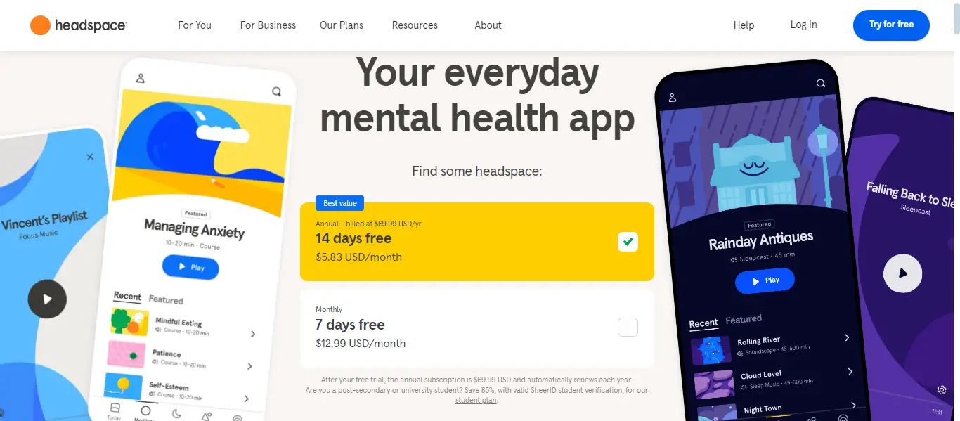 , Top 20 websites to go to for mental health support, Found iT